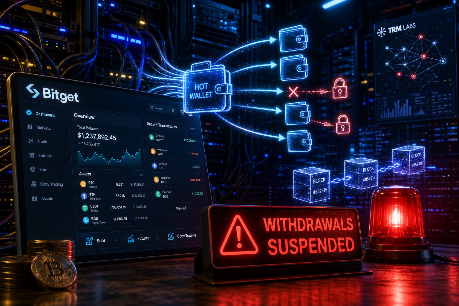 Bitget’te 351 milyon dolarlık kripto hırsızlığı iddiası