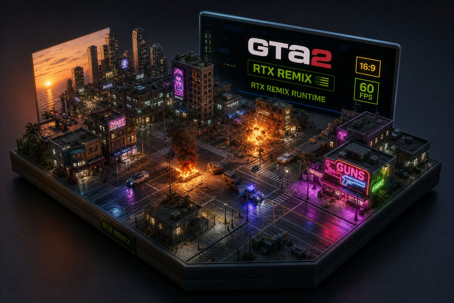 GTA 2 için RTX Remix modu yayınlandı