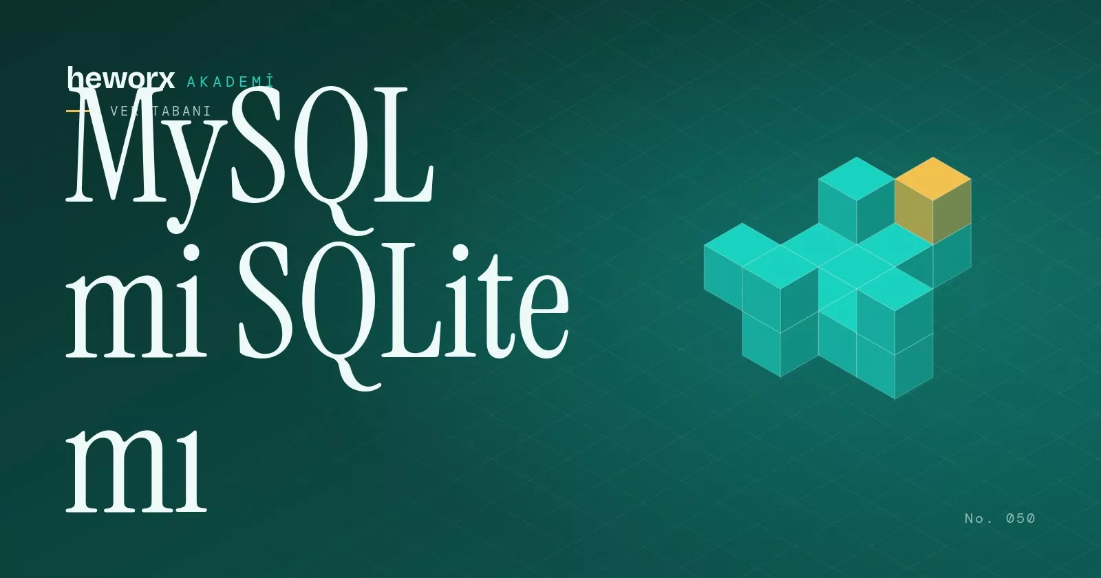 MySQL mi SQLite mı · heworx Akademi