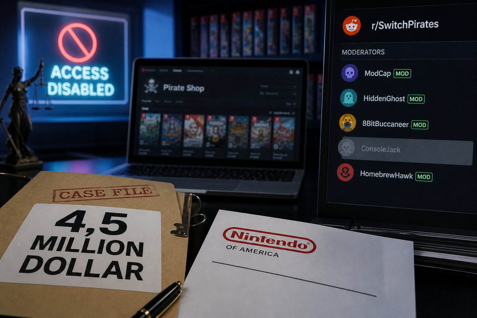 Nintendo, korsan Switch oyunları davasında 4,5 milyon dolar kazandı