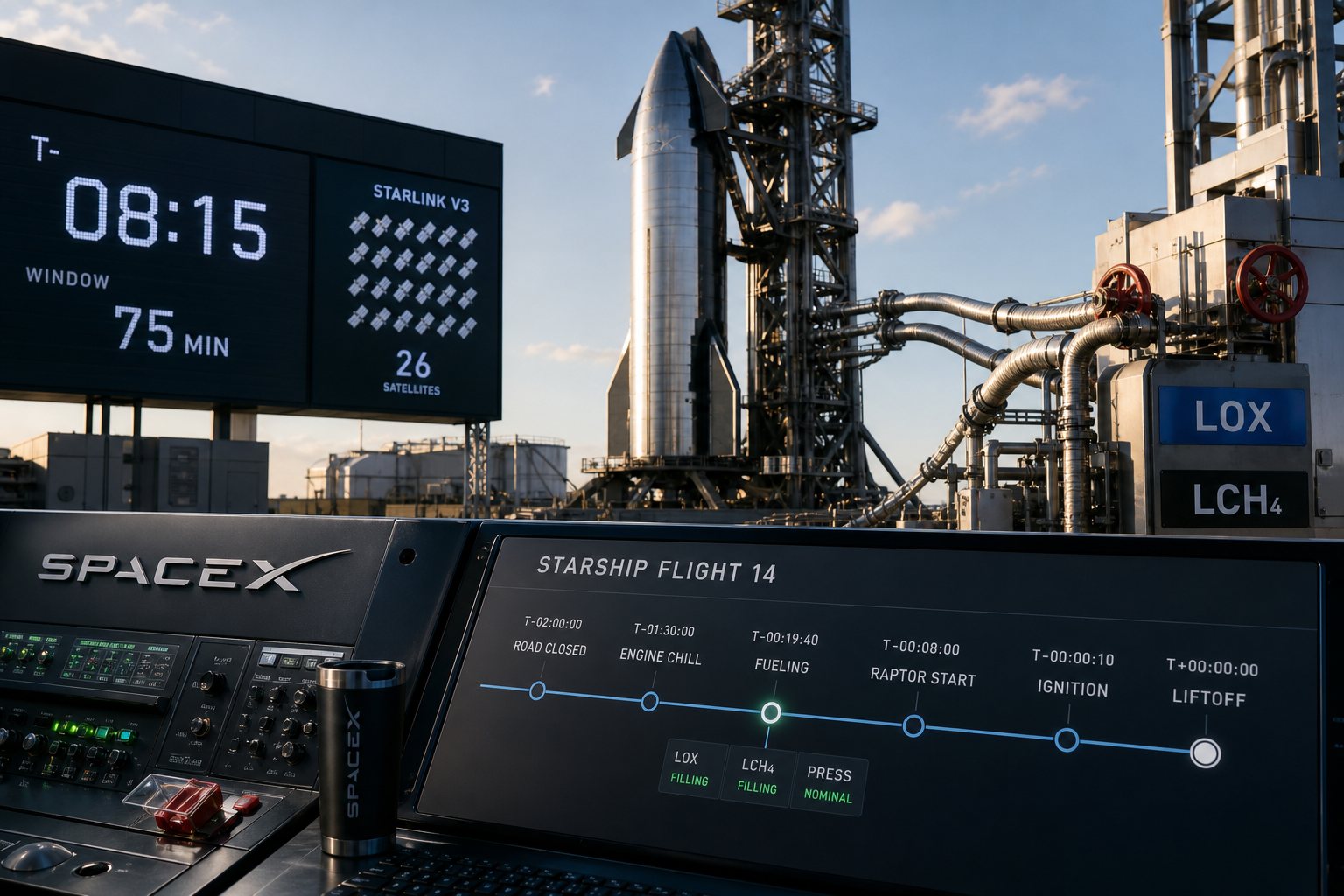 SpaceX, Starship Flight 14 için 28 Eylül takvimini koruyor